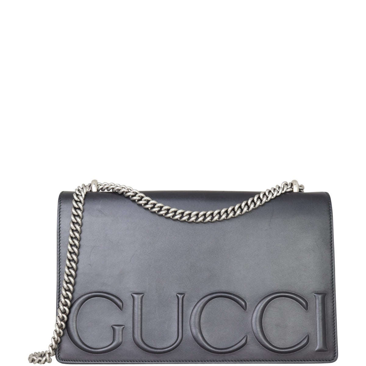 Gucci XL Logo Chain Shoulder Bag