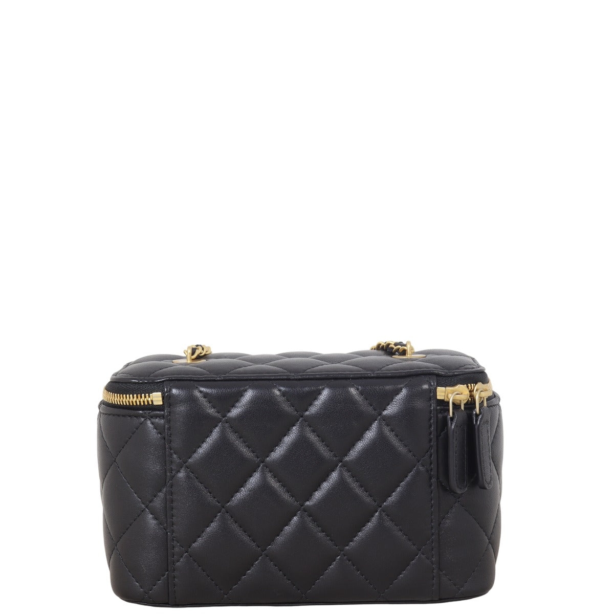 Chanel Vanity Case with Coco Heart Chain