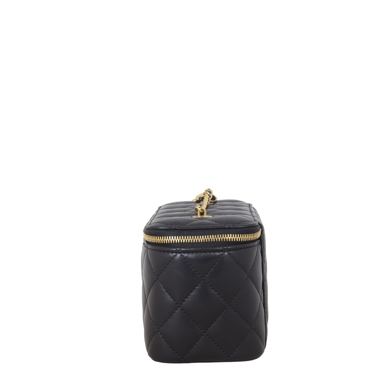 Chanel Vanity Case with Coco Heart Chain