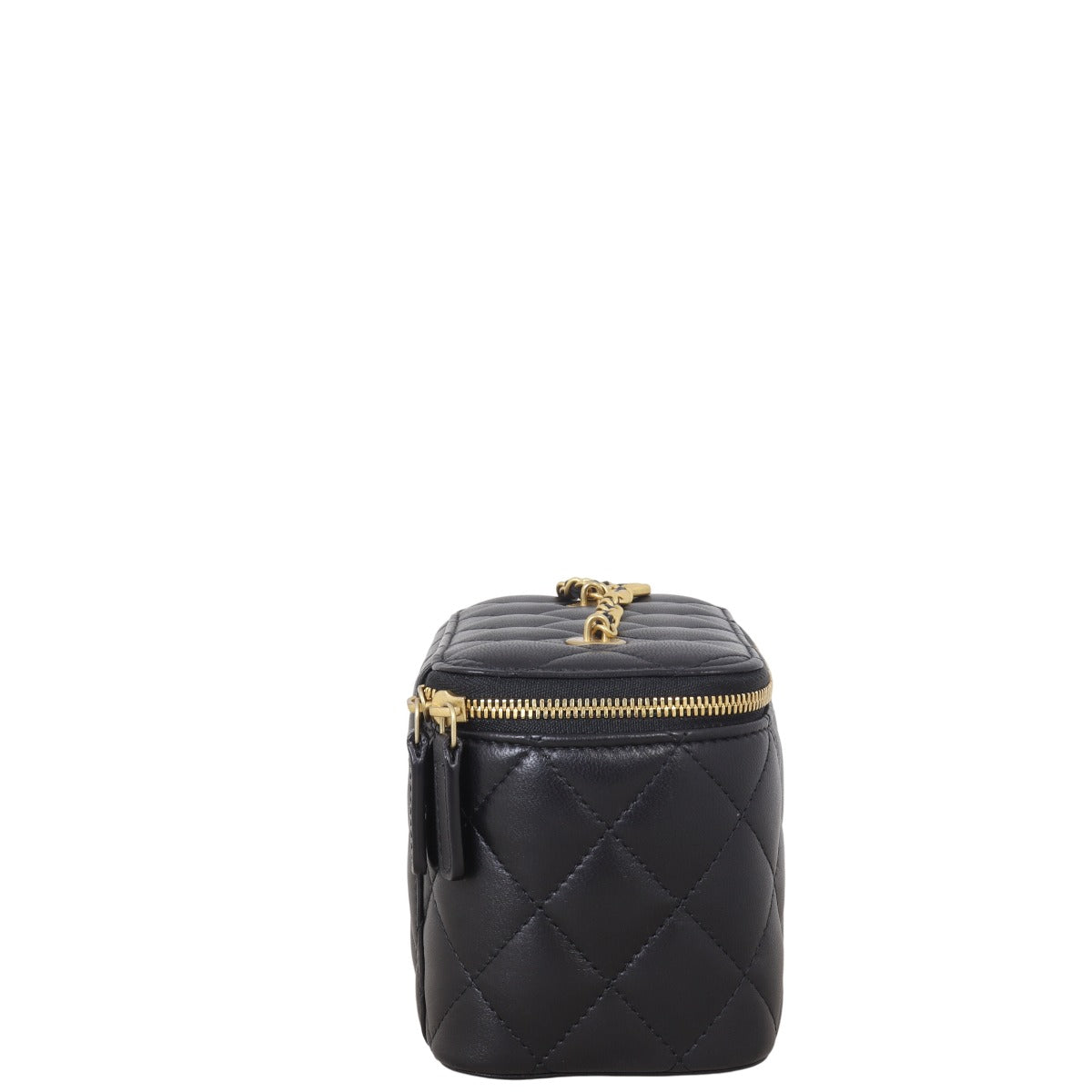 Chanel Vanity Case with Coco Heart Chain