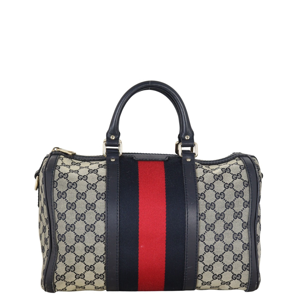 Gucci Vintage Web Original GG Boston Bag Medium