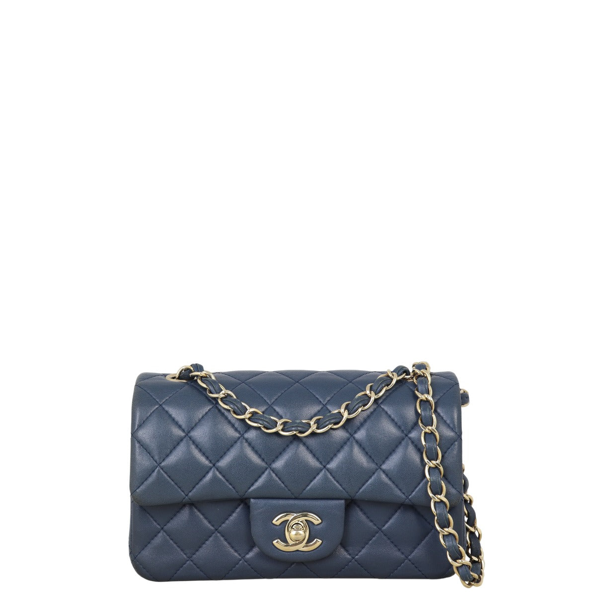 Chanel Classic Flap Mini Rectangular Bag Lambskin