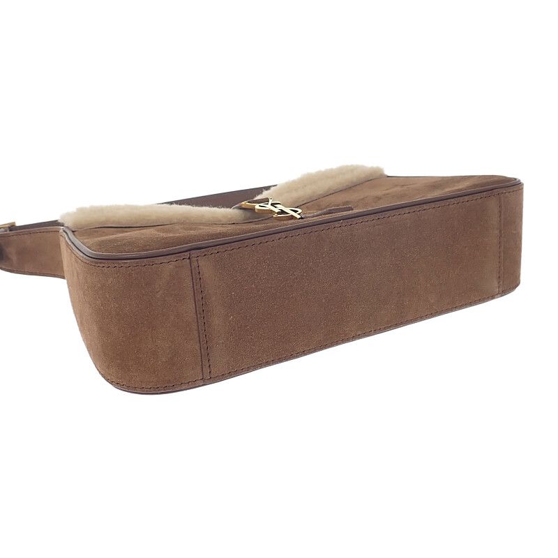 Saint Laurent Le Saint Cassette Hobo zlw Shoulder Bag Handbag Suede Boa