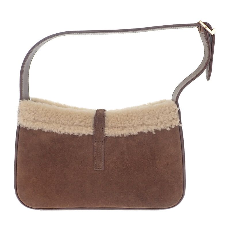 Saint Laurent Le Saint Cassette Hobo zlw Shoulder Bag Handbag Suede Boa