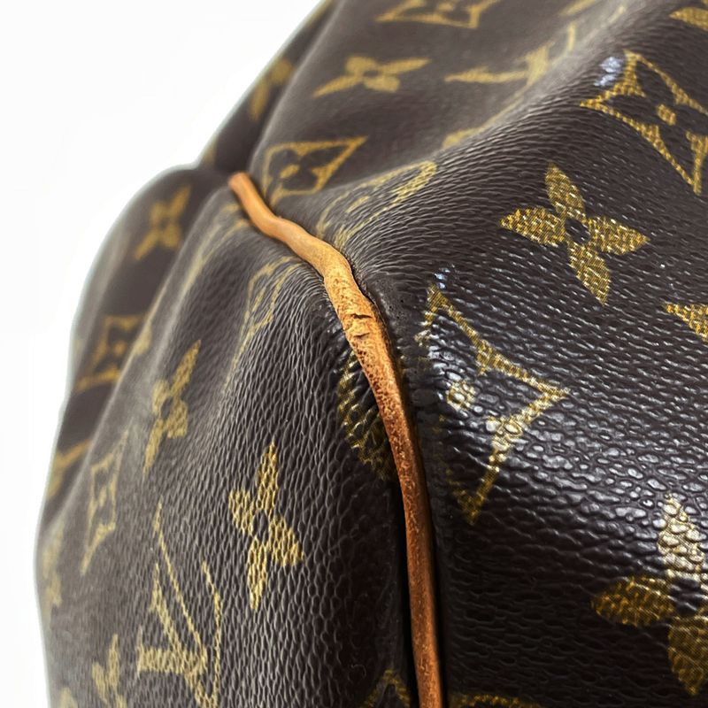 Louis Vuitton Keepall 55 Handbag Travel Business Boston Bag Monogram Brown