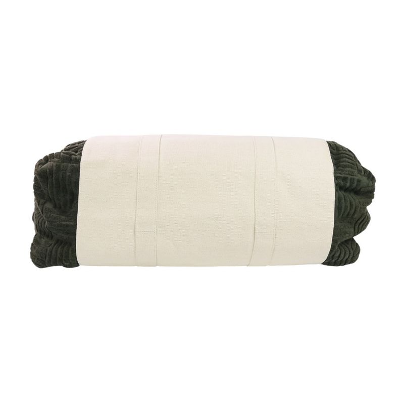 Bottega Veneta Canvas Mix Jacquard Travel Bag Boston Bag Green Men