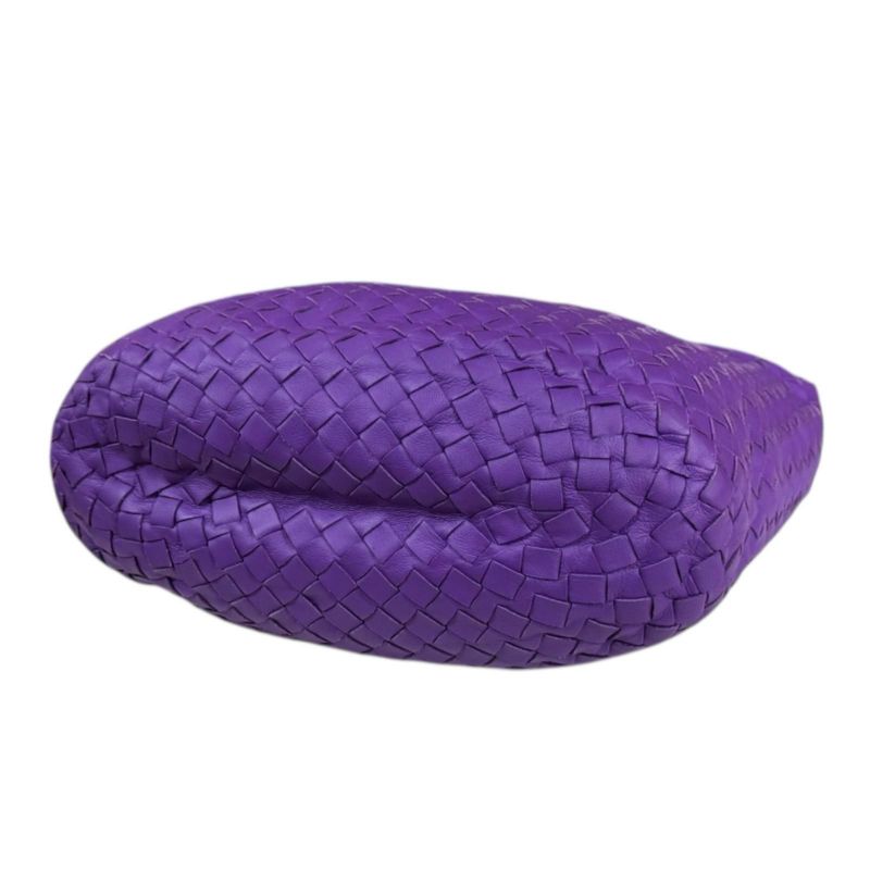 Bottega Veneta Hobo Bag Intrecciato Tote Leather Purple Women's