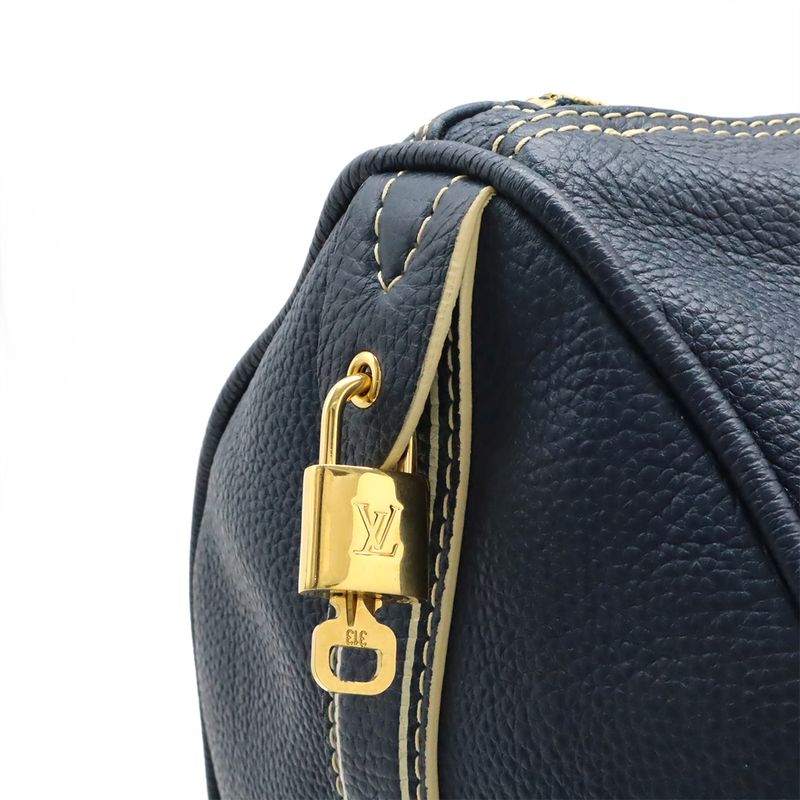 Louis Vuitton Tobago Keepall 50 Boston Bag Travel Purse Travel Bag Leather Navy