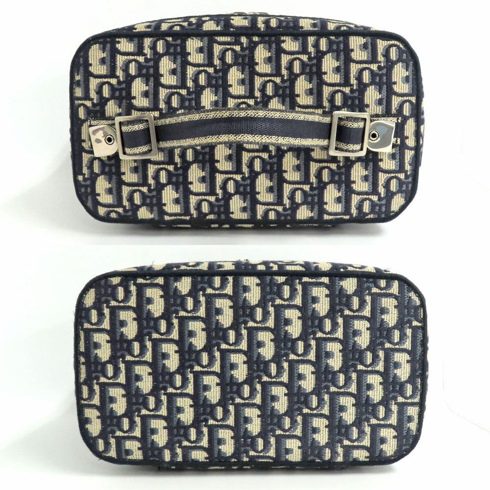 Dior Travel Vanity Medium Navy Oblique Bag With Mitzah Women's