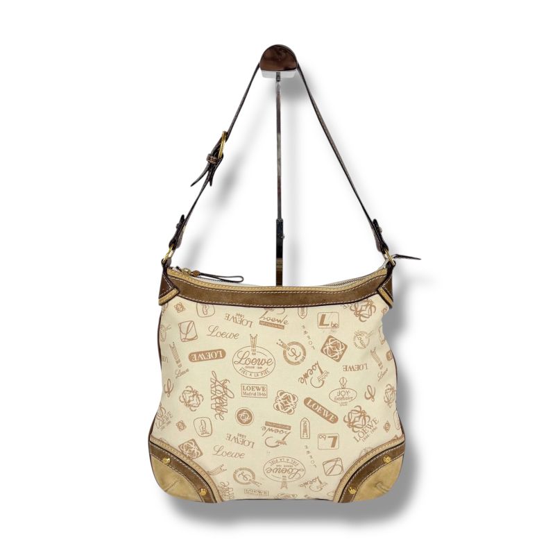 Loewe 160 th Anniversary One Shoulder Bag Shoulder Hobo Bag Limited Edition Beige