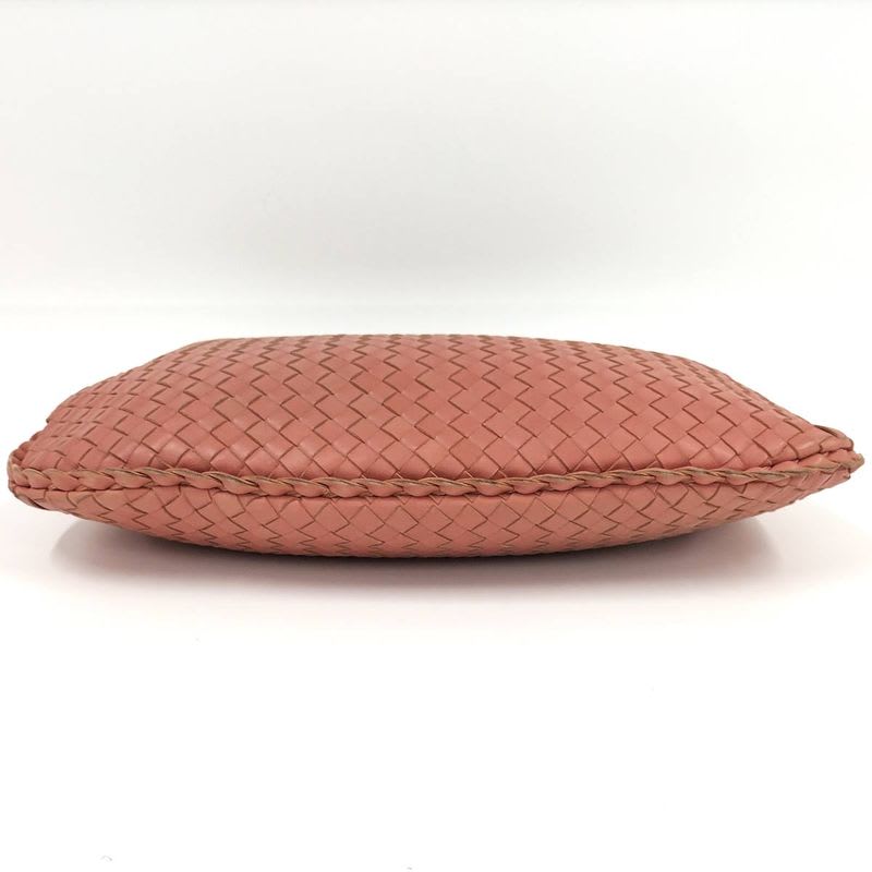 Bottega Veneta One Shoulder Bag Handbag Intrecciato Hobo Leather Pink