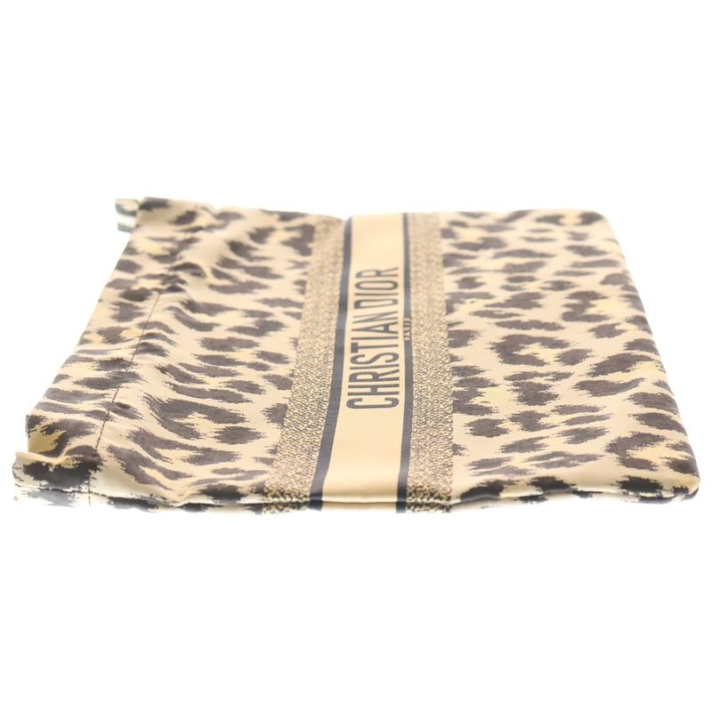 Christian Dior Mitzah Leopard Travel Zip Pouch S5440 Slnc