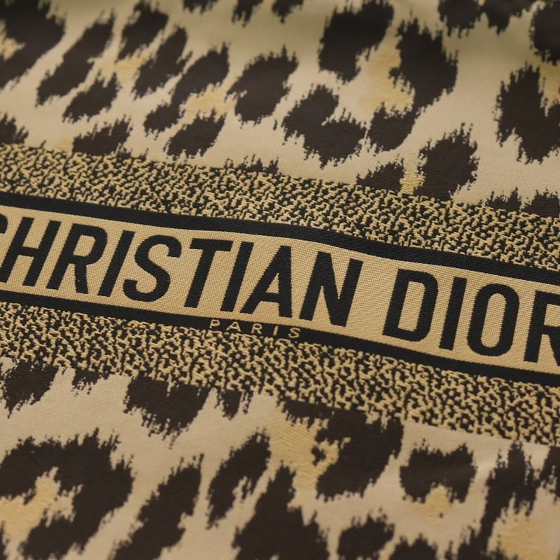 Christian Dior Mitzah Leopard Travel Zip Pouch S5440 Slnc