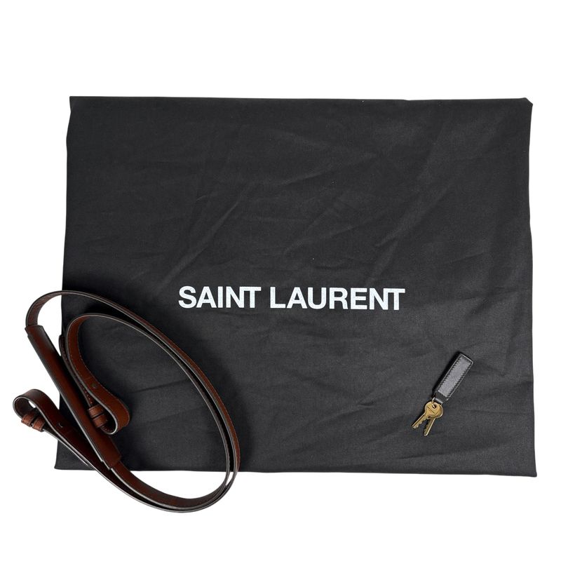 Saint Laurent Le Monogram Boston Bag Travel Handbag Boston Bag Coated Canvas