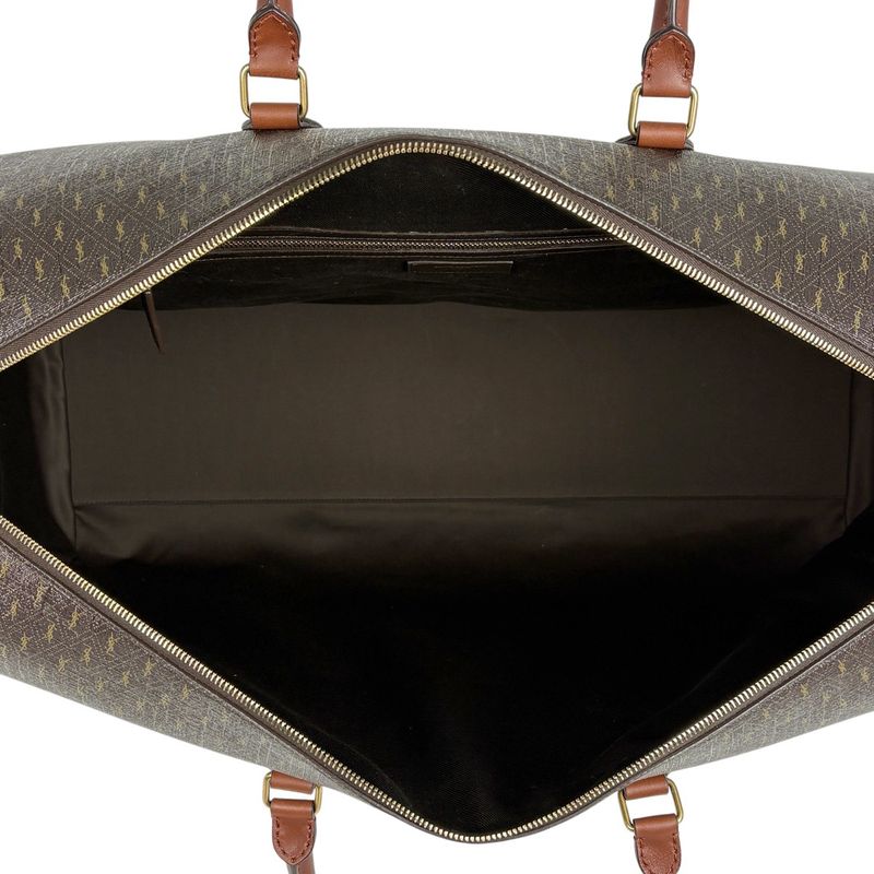 Saint Laurent Le Monogram Boston Bag Travel Handbag Boston Bag Coated Canvas