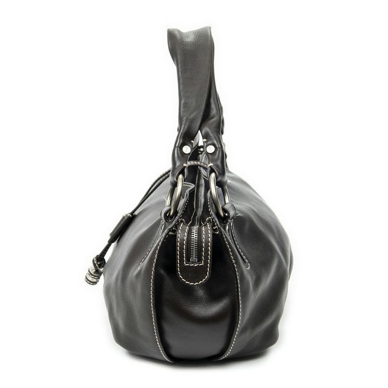 Celine Bittersweet Hobo Brown Smooth Calfskin Leather