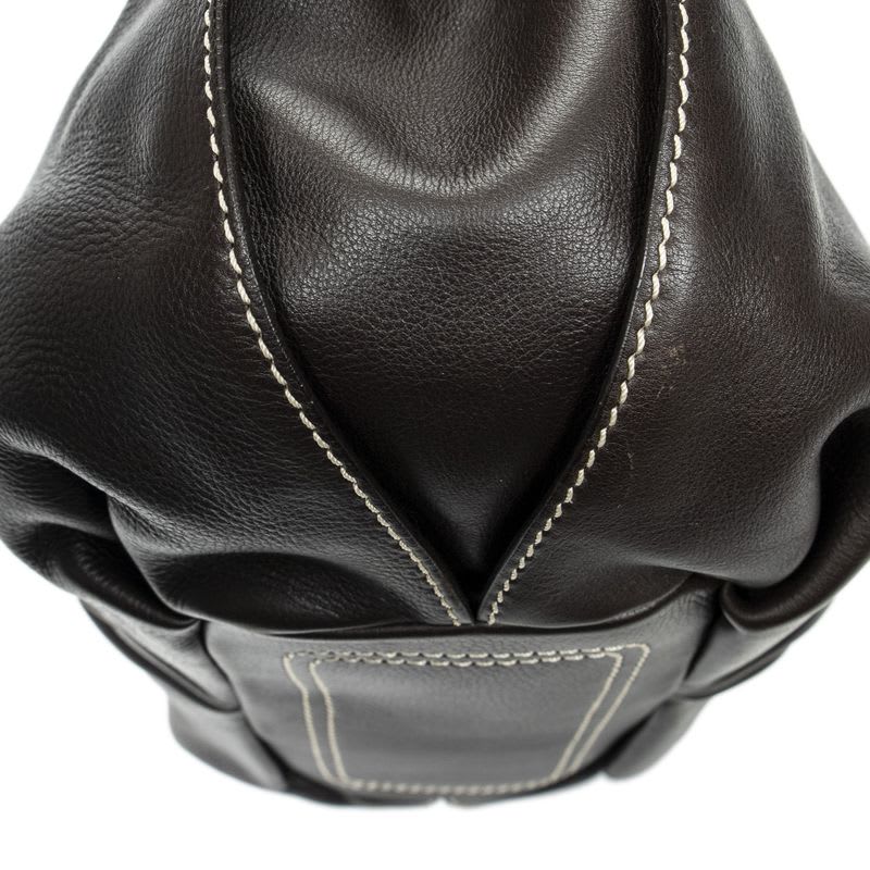 Celine Bittersweet Hobo Brown Smooth Calfskin Leather