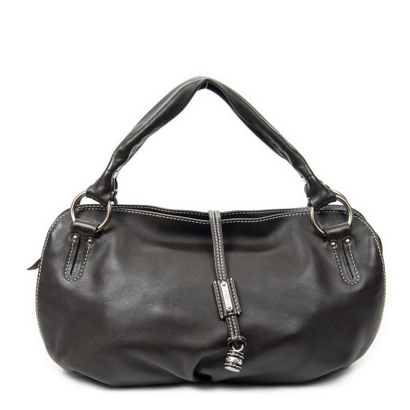 Celine Bittersweet Hobo Brown Smooth Calfskin Leather