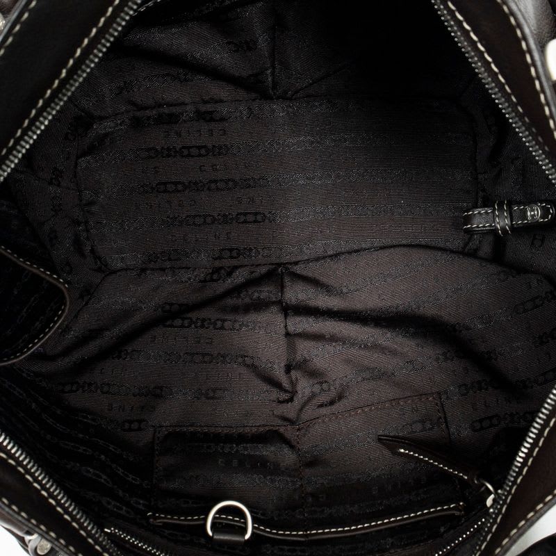 Celine Bittersweet Hobo Brown Smooth Calfskin Leather