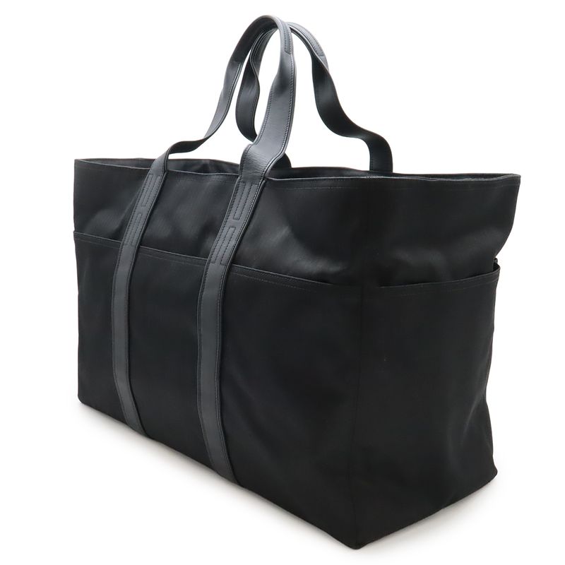 Hermes Acapulco GM Boston Bag Travel Bag Tote Bag Large Toile