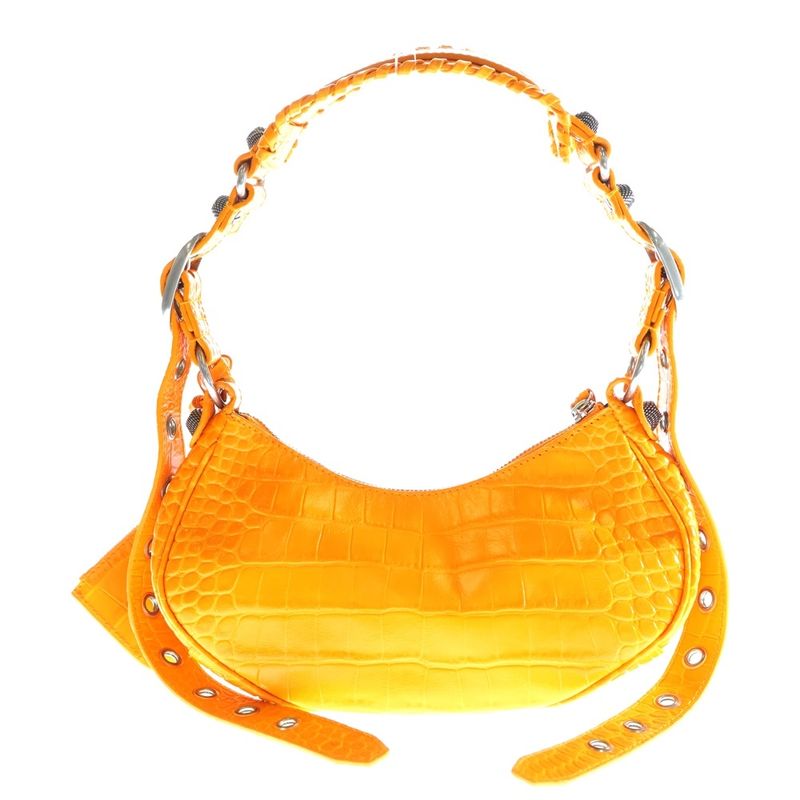 Balenciaga Luca Golle Shoulder Bag Leather Orange