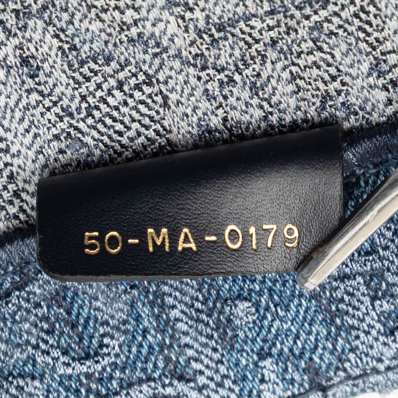 Dior Oblique Book Travel Blue Denim