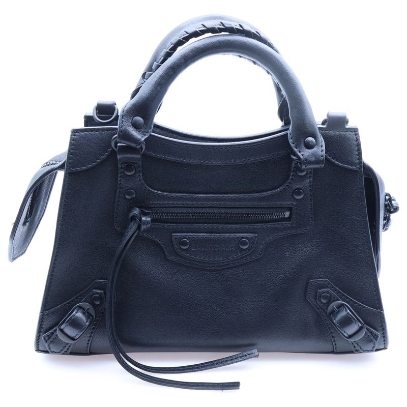 Balenciaga Neoclassic City XS 2-Way Shoulder Bag Black Leather