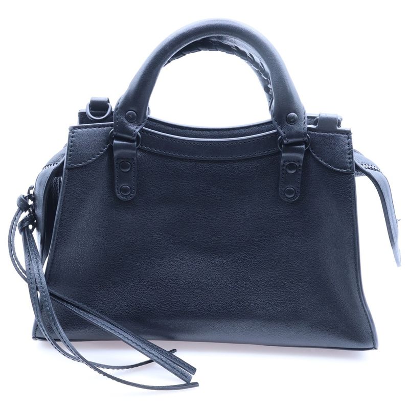 Balenciaga Neoclassic City XS 2-Way Shoulder Bag Black Leather