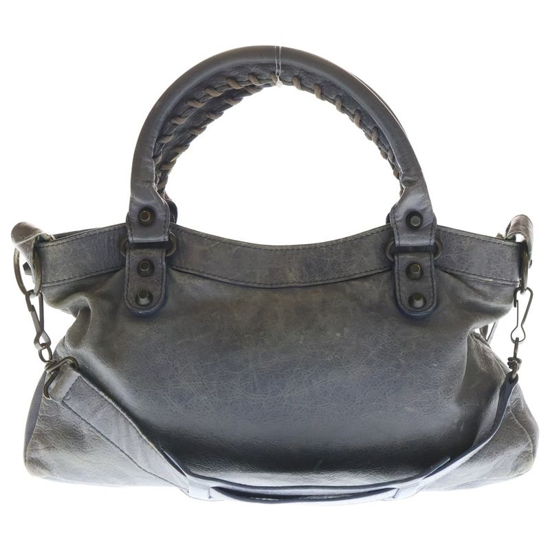 Balenciaga the First 2-Way Shoulder Bag Light Purple Leather