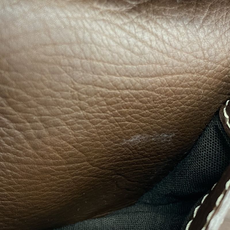 Celine Handbag Boogie Bag Leather Brown Gold