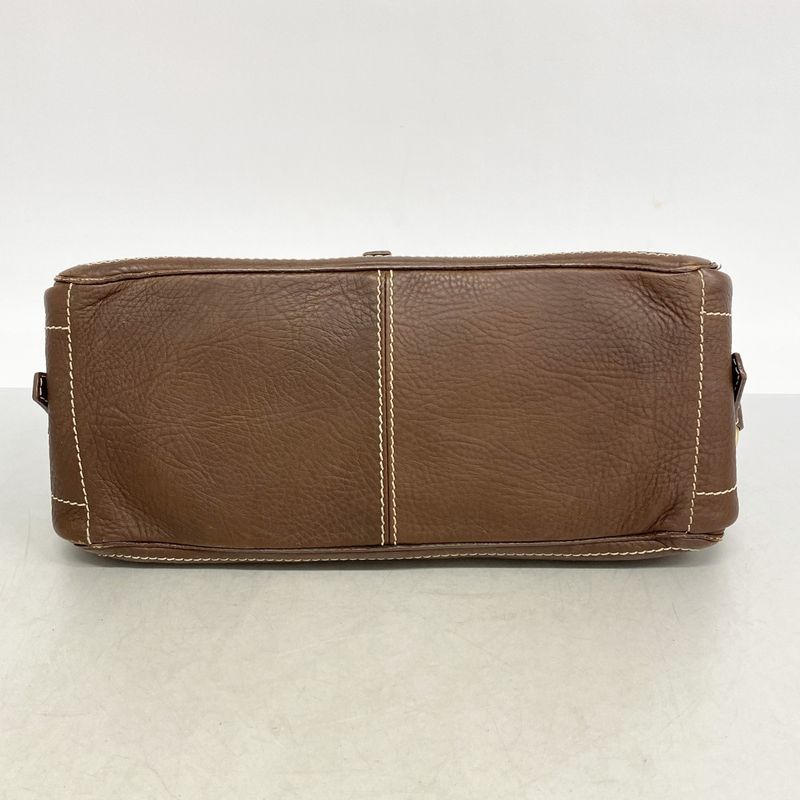 Celine Handbag Boogie Bag Leather Brown Gold