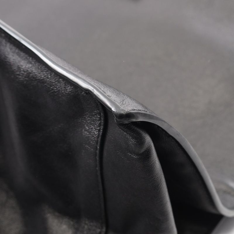 Saint Laurent Paris Tote Rive Gauche Black Leather