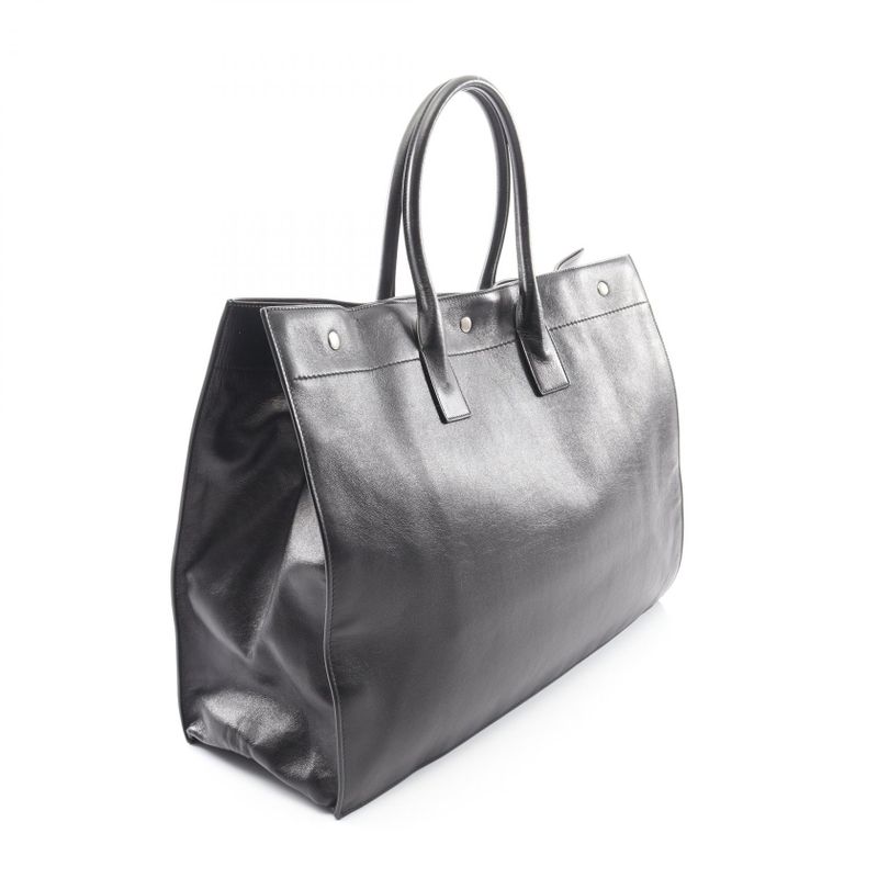 Saint Laurent Paris Tote Rive Gauche Black Leather