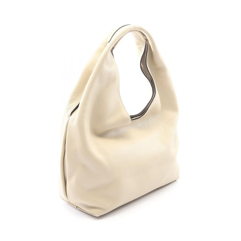Loewe Shoulder Bag Small Dunas Light Beige Leather Anagram
