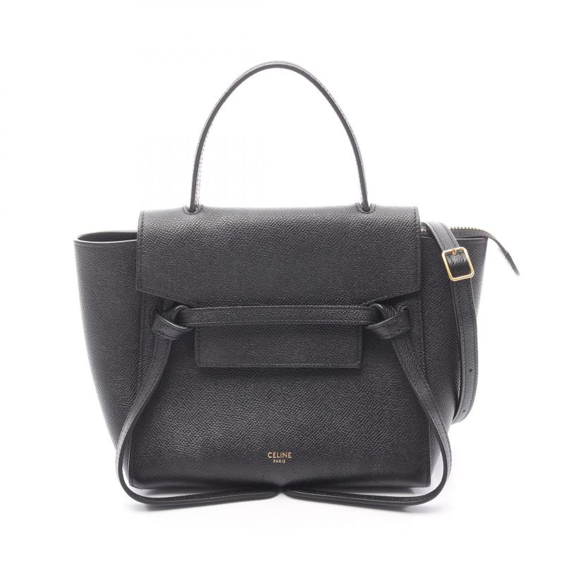 Celine Belt Bag Nano Black Leather