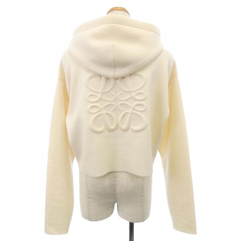 Loewe Anagram Zip Up Hoodie