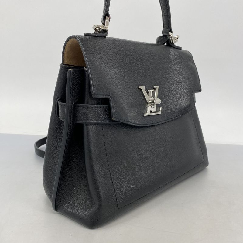 Louis Vuitton Handbag Lockme Eva BB Black 2-Way Bag
