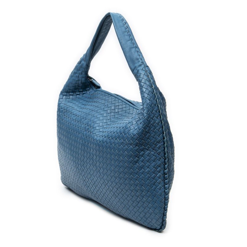 Bottega Veneta Maxi Hobo Tea Ruin Trenchato Leather