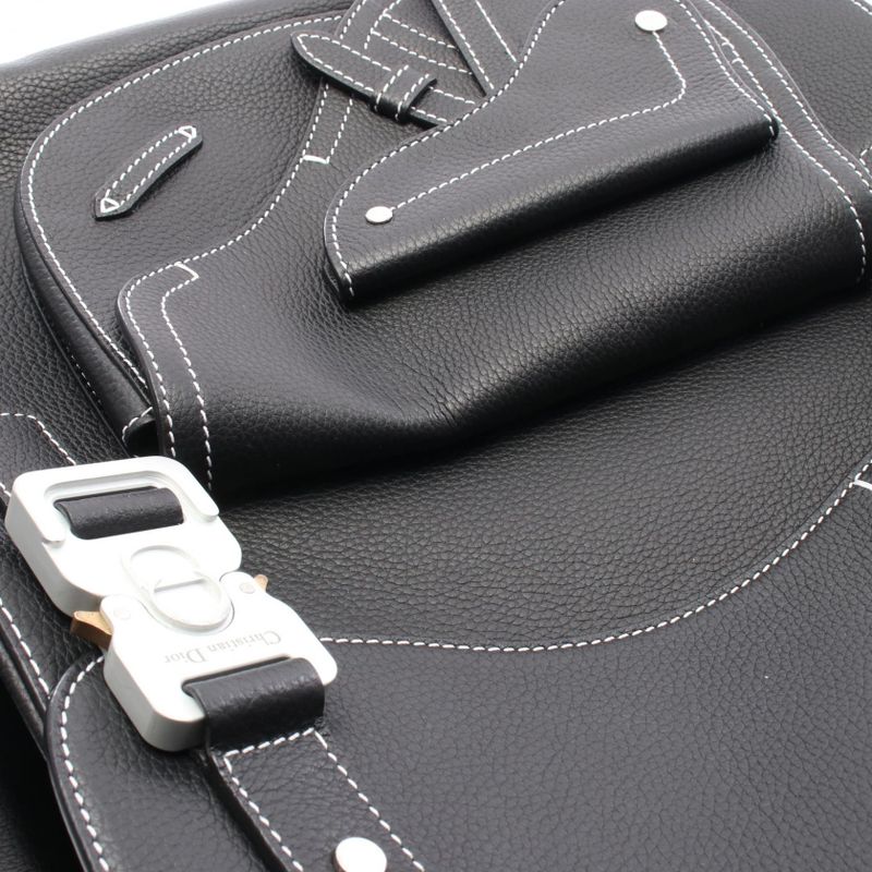 Dior Backpack Gallop Maxi Black Leather