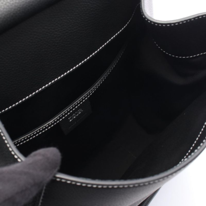 Dior Backpack Gallop Maxi Black Leather