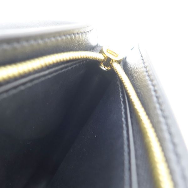 Celine Triomphe Compact Wallet Shiny Calfskin