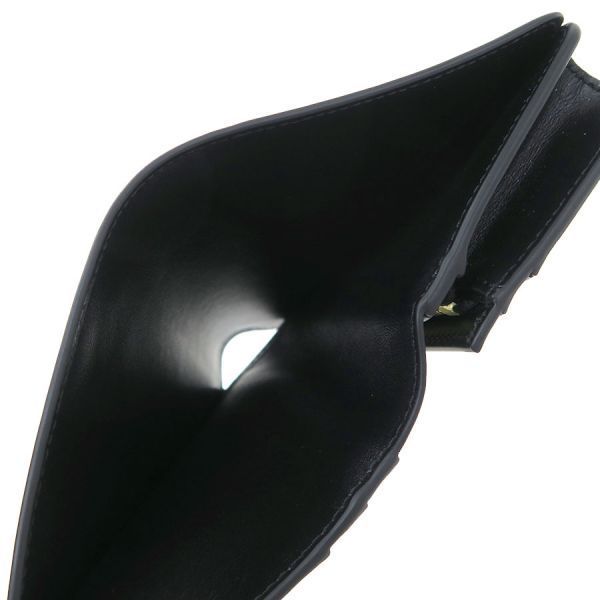 Celine Triomphe Compact Wallet Shiny Calfskin