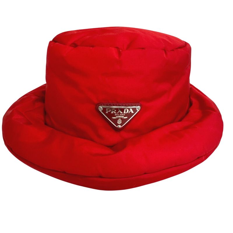 Prada Bucket Hat Red