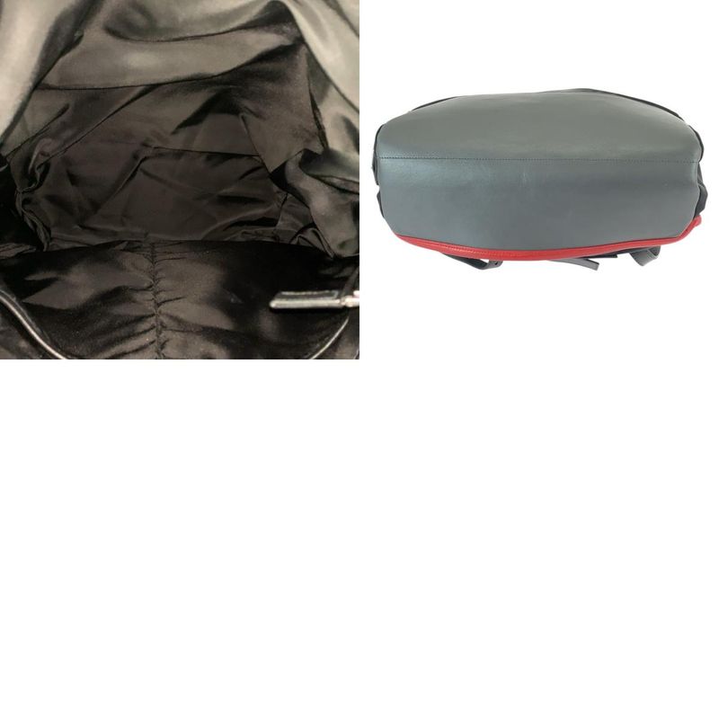 Prada Tessuto 2-Way Black Nylon Leather Backpack