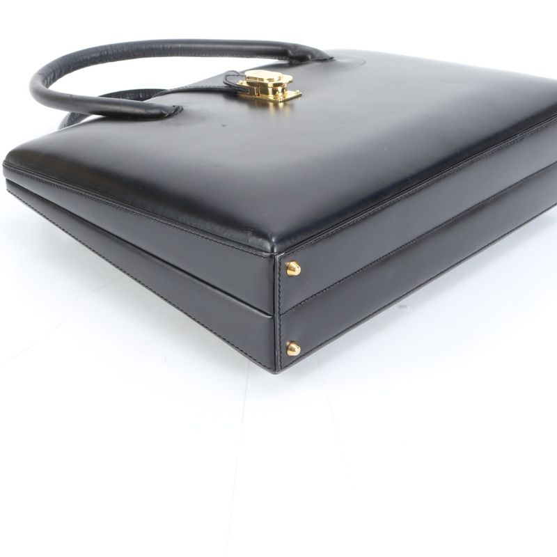 Loewe Anagram Leather Handbag Black