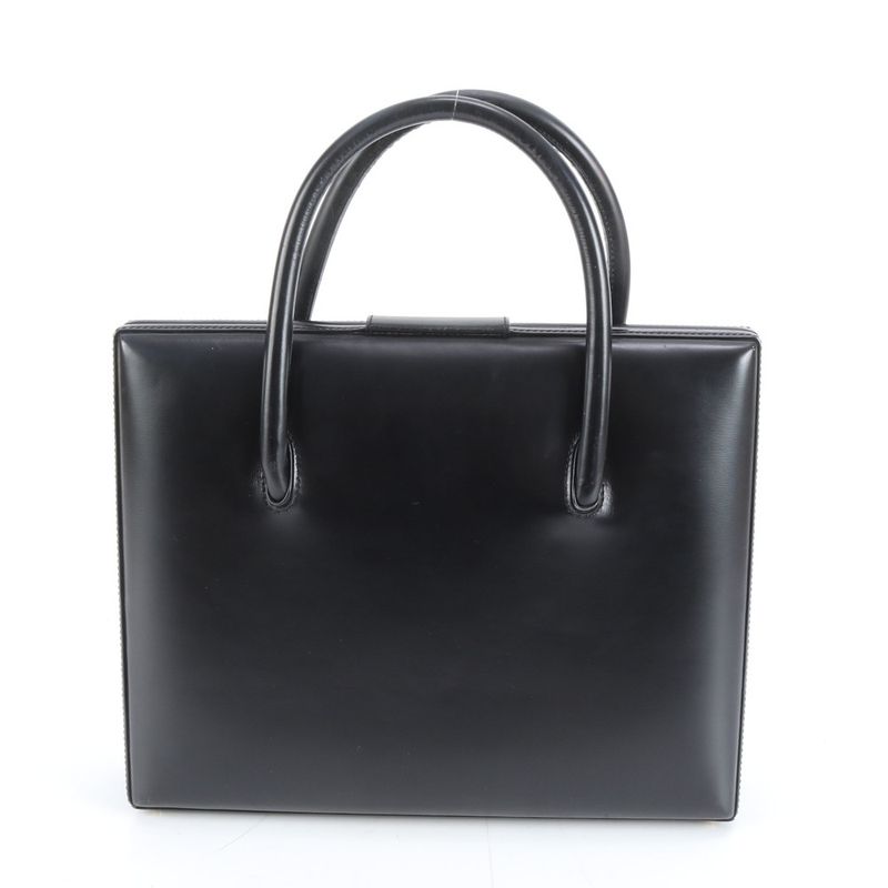 Loewe Anagram Leather Handbag Black