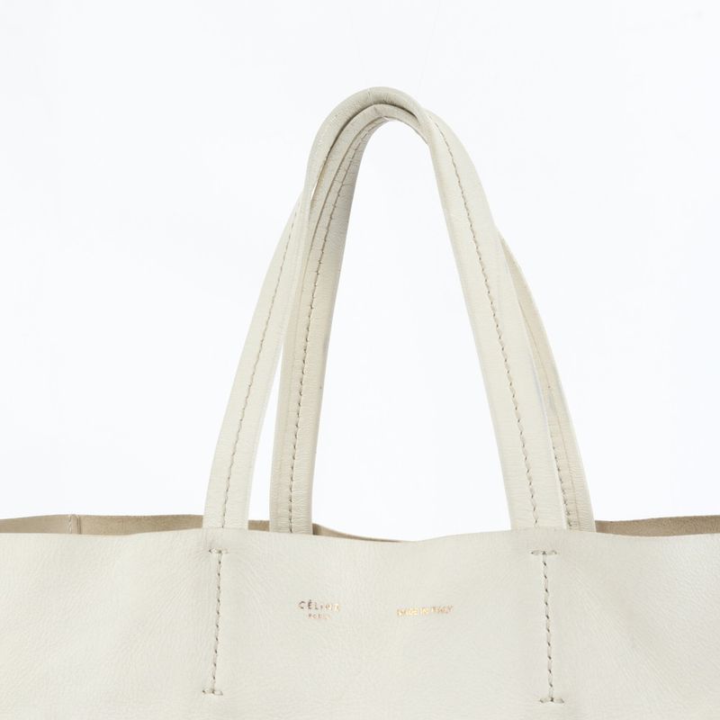 Celine Horizontal Cabas Leather Tote Shoulder Hand A4