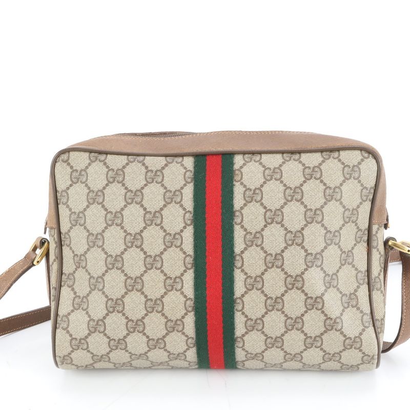 Gucci Vintage GG Supreme Sherry Line Shoulder Bag