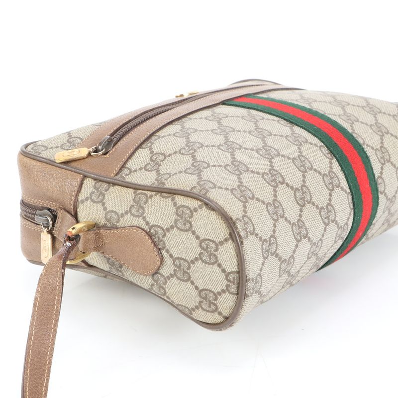 Gucci Vintage GG Supreme Sherry Line Shoulder Bag