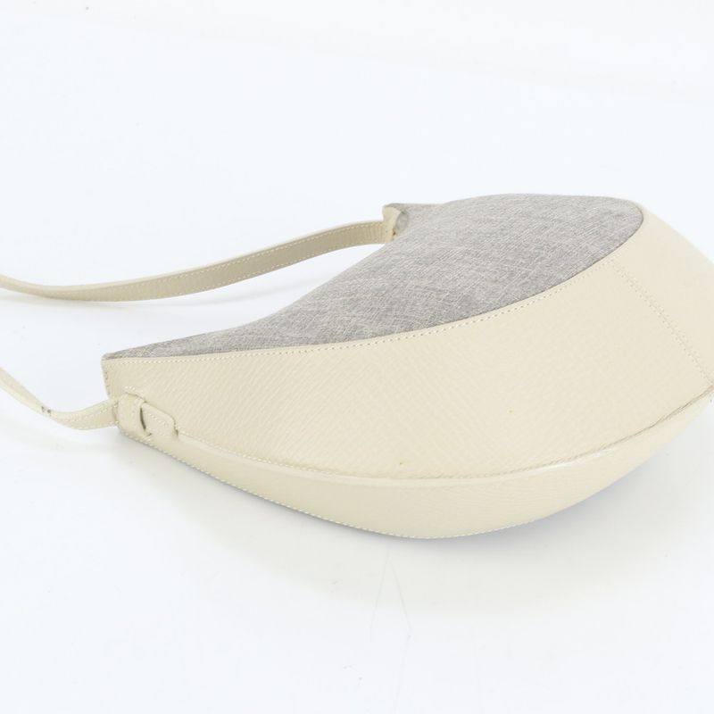 Loewe Hobo Leather Canvas Shoulder Bag